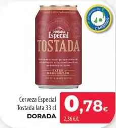 Oferta de Dorada - Cerveza Especial Tostada por 0,78€ en Spar Tenerife