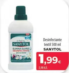 Oferta de Sanytol - Desinfectante Textil por 1,99€ en Spar Tenerife