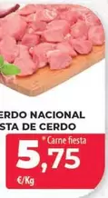 Oferta de Carne Fiesta De Cerdo por 5,75€ en Spar Tenerife