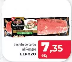 Oferta de Elpozo - Secreto De Cerdo Al Romero por 7,35€ en Spar Tenerife