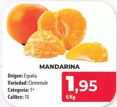 Oferta de Mandarina por 1,95€ en Spar Tenerife