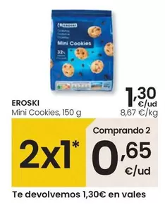 Oferta de Eroski - Mini Cookies por 1,3€ en Eroski