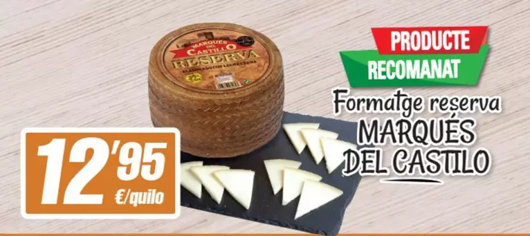 Oferta de Marqués del Castillo - Formatge Reserva por 12,95€ en SPAR Fragadis