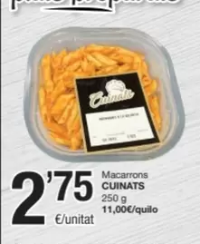 Oferta de Macarrons por 2,75€ en SPAR Fragadis