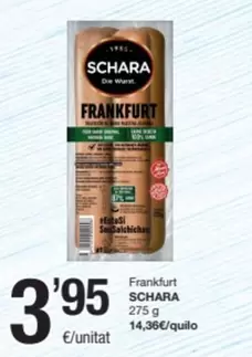 Oferta de Schara - Frankfurt por 3,95€ en SPAR Fragadis