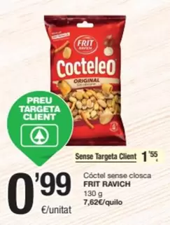 Oferta de Frit Ravich - Coctel Sense Closca por 0,99€ en SPAR Fragadis