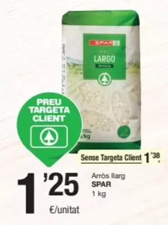 Oferta de Spar - Arros Llarg por 1,25€ en SPAR Fragadis