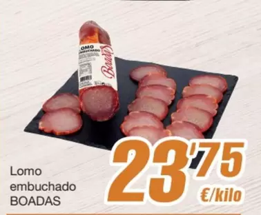 Oferta de Boadas - Lomo Embuchado por 23,75€ en SPAR Fragadis