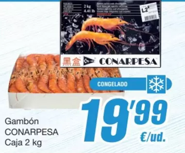 Oferta de Gambon Caja por 19,99€ en SPAR Fragadis