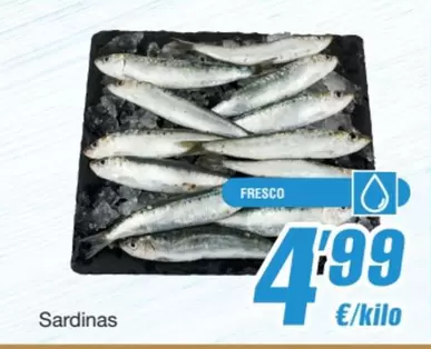 Oferta de Sardinas por 4,99€ en SPAR Fragadis