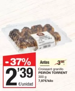 Oferta de Croissant Granillo por 2,39€ en SPAR Fragadis