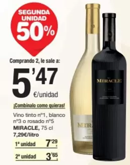 Oferta de Blanco - Vino Tinto N° 1  N°3 O Rosado N°3 por 5,47€ en SPAR Fragadis