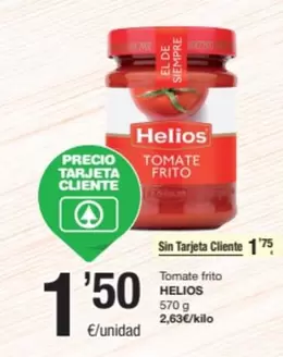 Oferta de Helios - Tomate Frito por 1,5€ en SPAR Fragadis