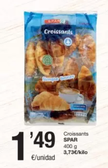 Oferta de Spar - Croissants por 1,49€ en SPAR Fragadis