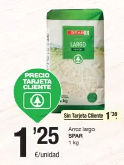 Oferta de Spar - Arroz Largo por 1,25€ en SPAR Fragadis