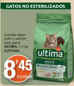 Oferta de Última - Comida Sabor Pollo O Salmon Para Gatos por 8,45€ en SPAR Fragadis