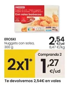 Oferta de Eroski - Nuggets Con Salsa por 2,54€ en Eroski