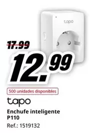 Oferta de Enchufe Inteligente P110 por 12,99€ en MediaMarkt