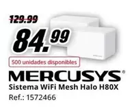 Oferta de Sistema -  Wifi Mesh Halo H80X por 84,99€ en MediaMarkt