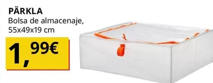 Oferta de Parkla - Bolsa De Almacenaje por 1,99€ en IKEA