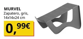 Oferta de Murvel - Zapatero, Gris por 0,99€ en IKEA