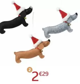 Oferta de Colgante Perritos Fieltro por 2,29€ en Jardiland