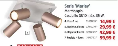 Oferta de Sèrie 'Marley' Regleta 4 Llums por 59,99€ en BAUHAUS