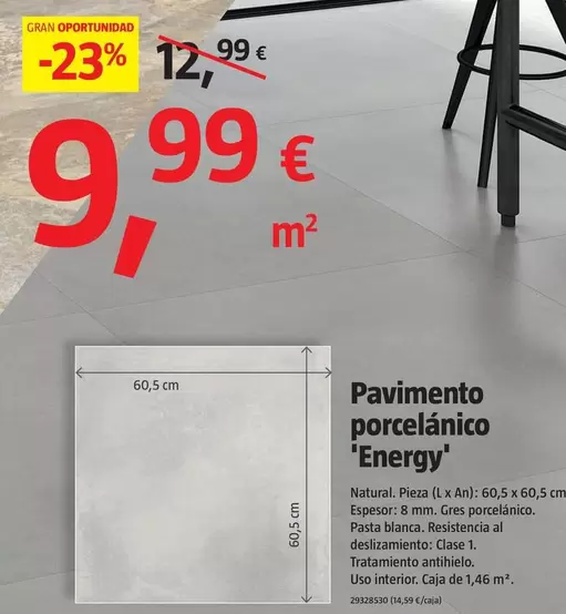 Oferta de Paviment Porcellànic 'Energy' por 9,99€ en BAUHAUS