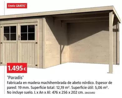 Oferta de 'Paradis' por 1495€ en BAUHAUS