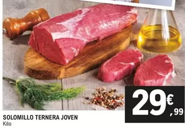 Oferta de Solomillo Ternera Joven por 29,99€ en E.Leclerc