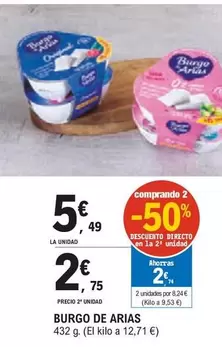 Oferta de Burgo De Arias - 432g por 5,49€ en E.Leclerc