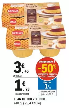 Oferta de Dhul - Flan De Huevo por 3,45€ en E.Leclerc