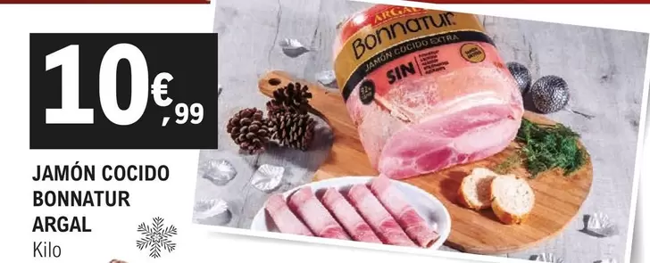 Oferta de Argal - Jamón Cocido Bonnatur por 10,99€ en E.Leclerc