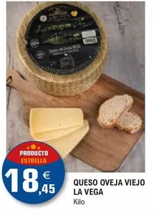 Oferta de Queso Oveja Viejo La Vega por 18,45€ en E.Leclerc