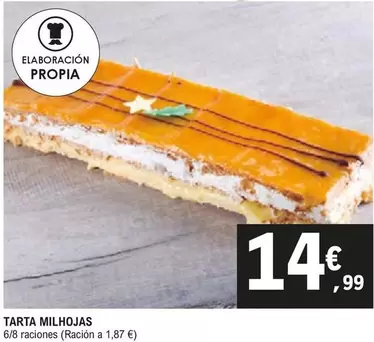 Oferta de Tarta Milhojas por 14,99€ en E.Leclerc