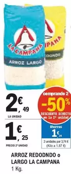 Oferta de La Campana - Arroz Redondo O Largo por 2,49€ en E.Leclerc