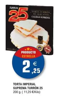 Oferta de Suprema - Torta Imperial  Turron por 2,25€ en E.Leclerc