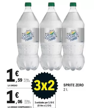 Oferta de Sprite -  Zero por 1,59€ en E.Leclerc