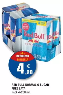 Oferta de Red Bull - Normal O Sugar Free Lata por 4,2€ en E.Leclerc