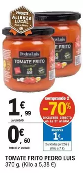 Oferta de Pedro Luís - Tomate Frito por 1,99€ en E.Leclerc