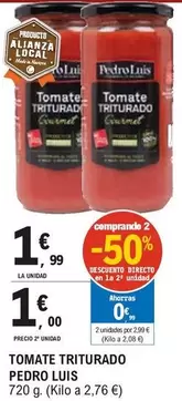 Oferta de Pedro Luís - Tomate Triturado por 1,99€ en E.Leclerc