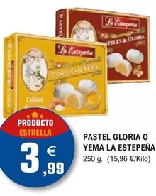 Oferta de La Estepeña - Pastel Gloria O Yema por 3,99€ en E.Leclerc