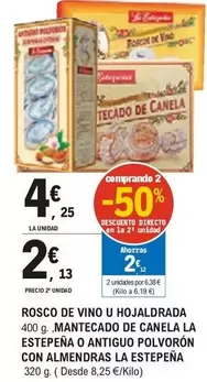 Oferta de La Estepeña - Rosco De Vino U Hojaldrada por 4,25€ en E.Leclerc