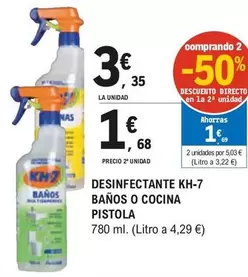 Oferta de KH-7 - Desinfectante Banos O Cocina Pistola por 3,35€ en E.Leclerc