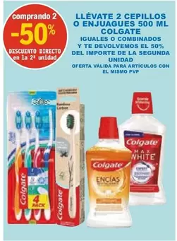 Oferta de Colgate - Llevate 2 Cepillos O Enjuagues en E.Leclerc