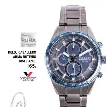 Oferta de Reloj  Caballero Arma Riutenio Bisel Azul por 165€ en E.Leclerc