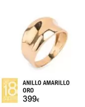 Oferta de Anillo Amarillo Oro por 399€ en E.Leclerc