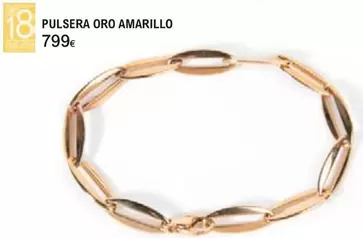 Oferta de Pulsera  Oro Amarillo por 799€ en E.Leclerc