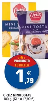 Oferta de Ortiz - Minitostas por 1,79€ en E.Leclerc