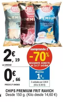 Oferta de Premium - Chips  Premium Frit Ravich  por 2,19€ en E.Leclerc